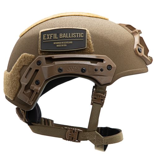 EXFIL Ballistic Helmet with EXFIL Rail 2.0 Coyote Brown #4