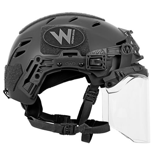 EXFIL Face Shield Installed on the EXFIL LTP Black #3